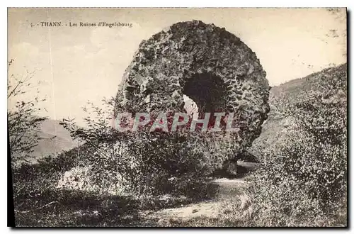 Cartes postales Thann les Ruines d'Engelsbourg