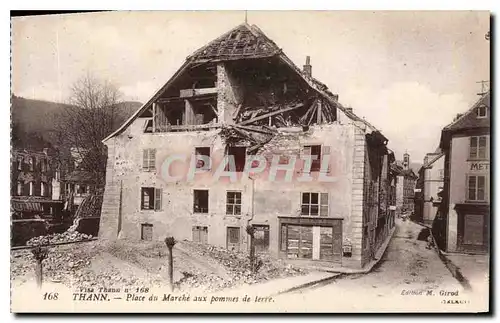 Cartes postales Thann Place du Marche aux Pommes de Terre