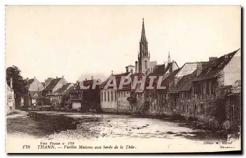 Cartes postales Thann Vieilles Maisons aux bords de la Thur