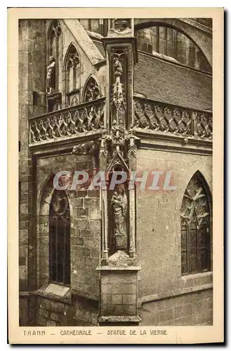 Cartes postales Thann Cathedrale Statue de la Vierge