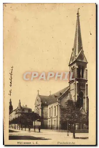 Cartes postales Mulhausen i E Pauluskirche