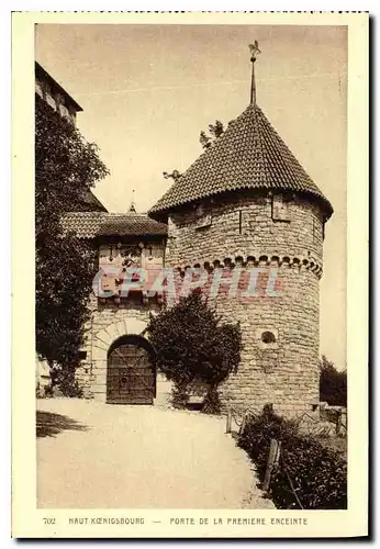 Cartes postales Haut Koenigsbourg Porte de la premiere Enceinte