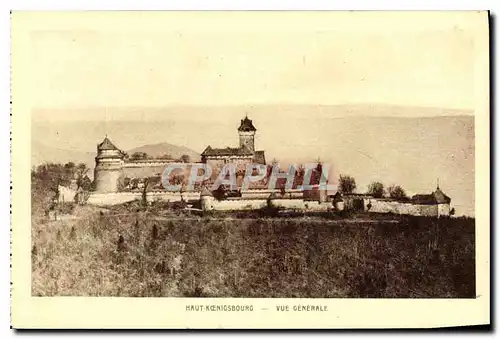 Cartes postales Haut Koenigsbourg Vue generale