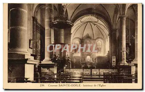 Cartes postales Couvent Ste Odile Interieur de l'Eglise