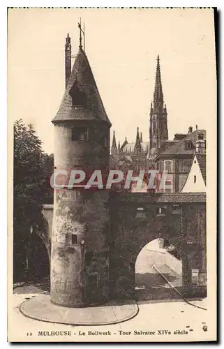 Cartes postales Mulhouse Le Bollwerk Tour Salvator