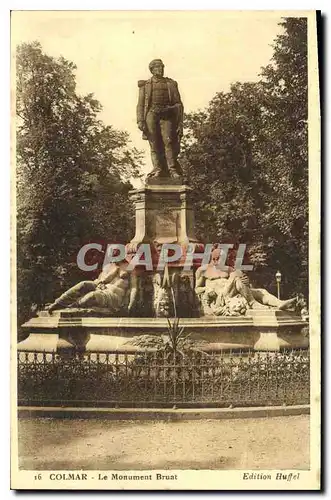 Cartes postales Colmar le Monument Bruat