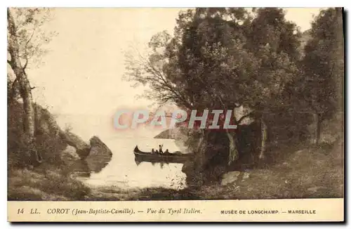 Cartes postales Corot Vue du Tyrol Italien