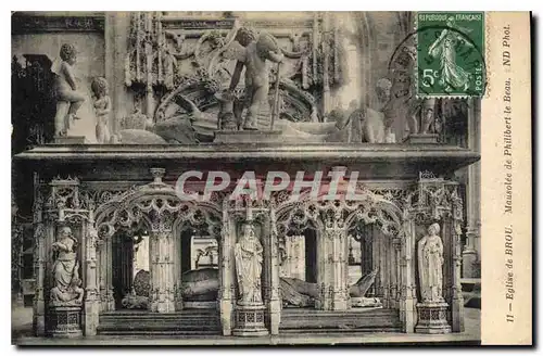 Cartes postales Eglise de Brou Mausolee de Philibert le Beau