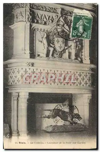 Cartes postales Blois Le Chateau Salle des Gardes