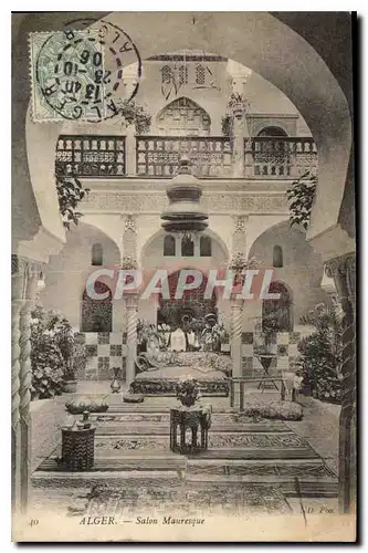 Cartes postales Alger Salon Maoresque