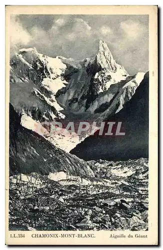 Cartes postales Chamonix mont Blank Aiguille du Geant