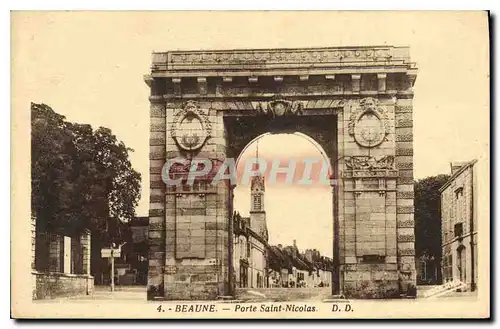 Cartes postales Beaune Porte Saint Nicolas