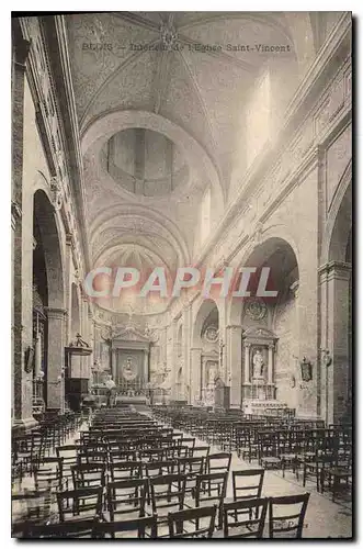 Cartes postales Blois Interieur de l'Eglise Saint Vincent