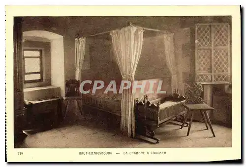 Cartes postales Haut Koenigsbourg La Chambre a Coucher