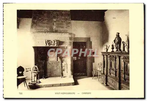 Cartes postales Haut Koenigsbourg Chambre