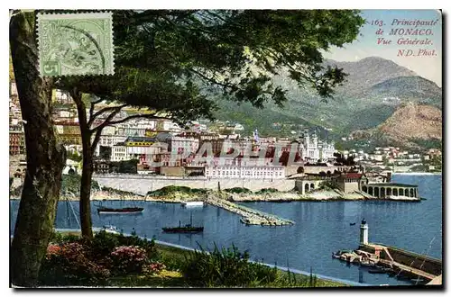 Cartes postales Principaute de Monaco Vue Generale