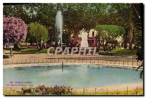 Cartes postales Draguignan Le Jardin Public