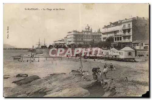 Cartes postales St Raphael La Plage et les Bains