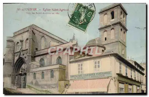 Cartes postales Avignon Eglise Saint Agricol