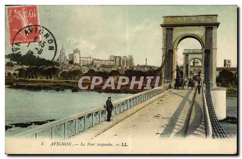 Cartes postales Avignon Le Pont suspendu