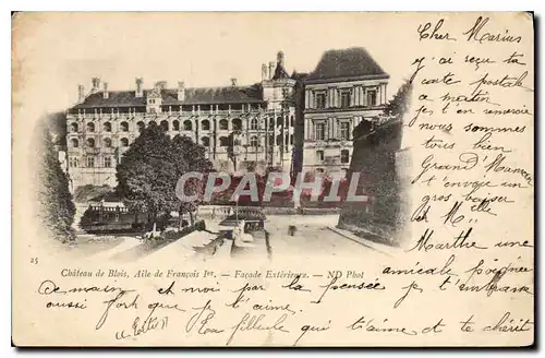 Ansichtskarte AK Chateau de Blois Aile Francois I Facade Exterieure