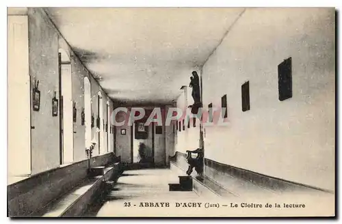 Ansichtskarte AK Abbaye d'Acey Jura Le Cloitre de la lecture