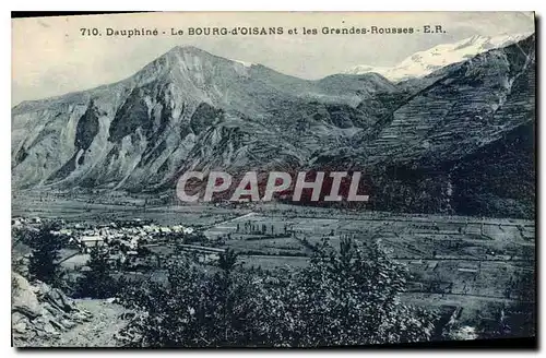 Ansichtskarte AK Dauphine le Bourg d'Oisans et les Grandes Rousses