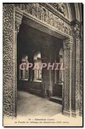 Cartes postales Charlieu Loire Le Porche de l'Abbaye des Benedictins