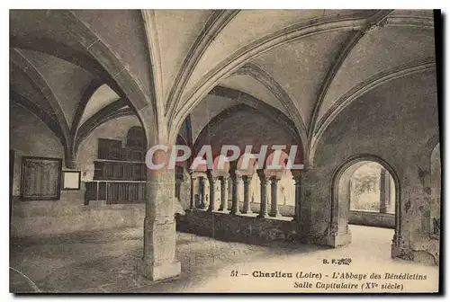 Ansichtskarte AK Charlieu Loire l'Abbaye des Benedictines Salle Capitulaire