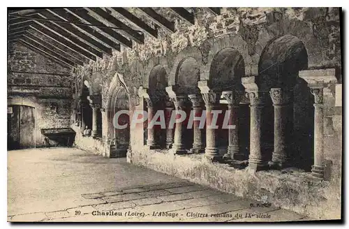 Ansichtskarte AK Charlieu Loire l'Abbaye Cloitres romans