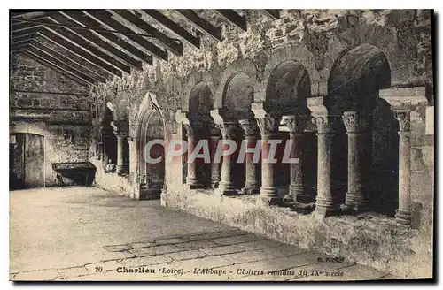 Cartes postales Charlieu Loire l'Abbaye Cloitres romans