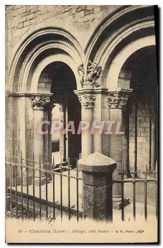 Cartes postales Charlieu Loire Abbaye Cote Ouest