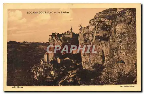 Cartes postales Rocamadour Lot et le Rocher