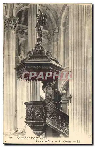 Cartes postales Boulogne sur mer La Cathedrale La Chaire