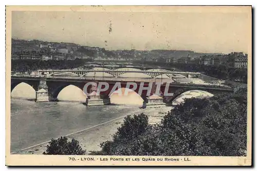 Ansichtskarte AK Lyon Les Ponts et les Quatis du Phone