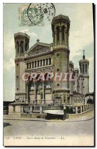 Cartes postales Lyon Notre Dame de Fourviere