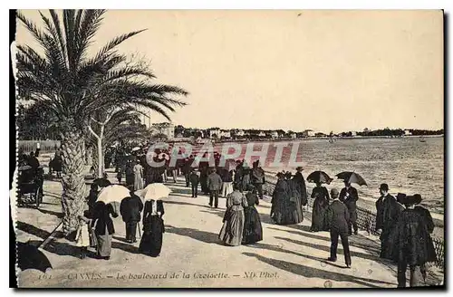 Cartes postales Cannes Le Boulevard de la Croisette