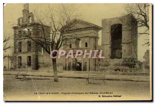 Cartes postales La Tour d'Aigues Facade Principale du Chateau