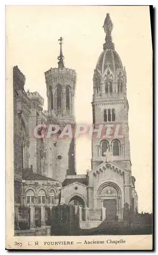 Cartes postales Fourviere Ancienne Chapelle Lyon