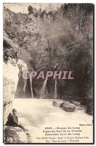 Ansichtskarte AK Gorges du Loup Ligne du Sud de la France Cascade Saut du Loup