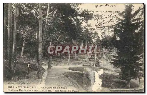 Cartes postales Peira Cava Environs de Nice Station Estivale Un Coin du Parc