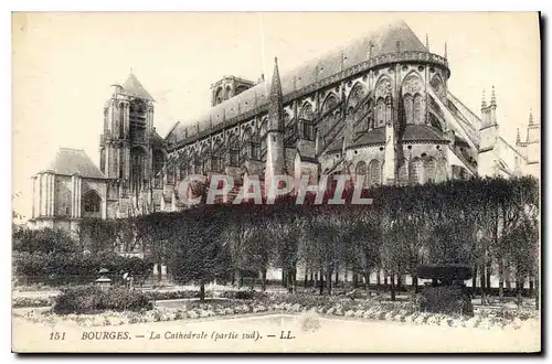 Cartes postales Bourges La Cathedrale Partie sud