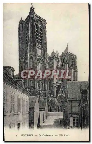 Cartes postales Bourges La Cathedrale