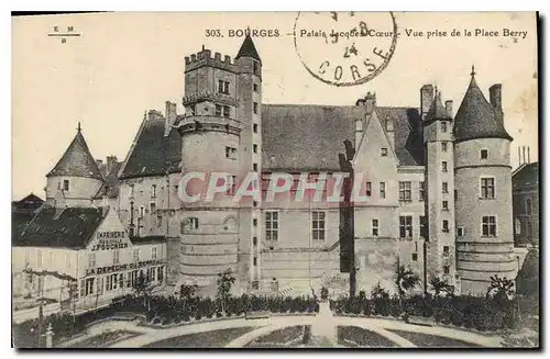 Cartes postales Bourges Vue rpise de la Place Berry