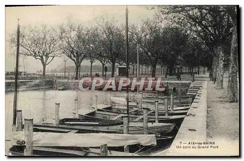 Ansichtskarte AK Aix les Bains Un coin du Grand Port