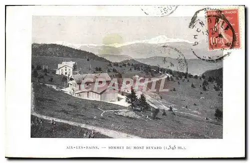 Cartes postales Aix les Bain Sommet du Mont revard