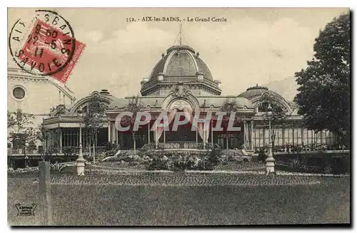 Cartes postales Aix les Bains Le Grand Cercle