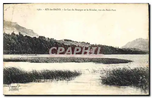 Cartes postales Aix les Bains Le Lac u Bourget et le Nivolet