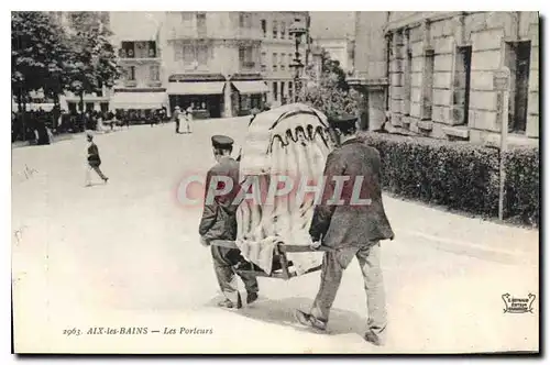 Cartes postales Aix les Bains Les Porteaurs