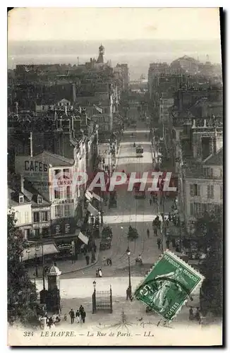 Cartes postales Le Havre la Rue de Paris